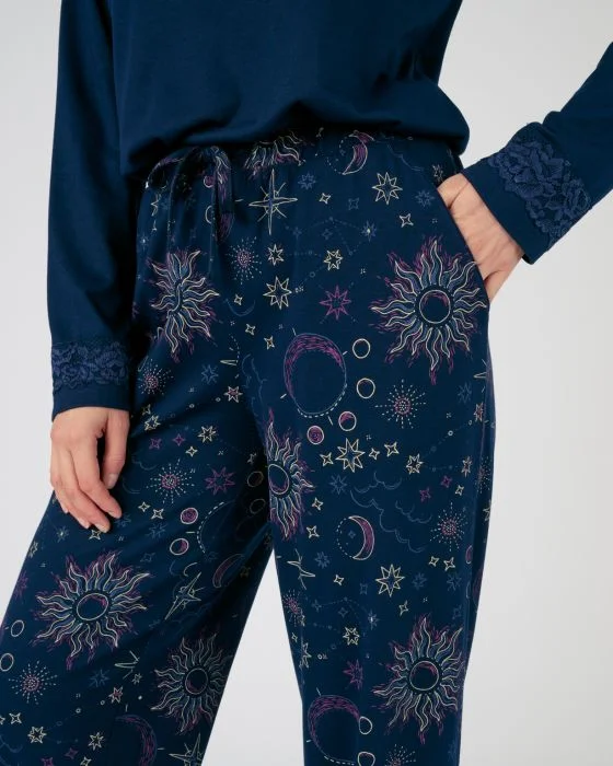 Pyjama maille jersey souple chaude Thermolactyl