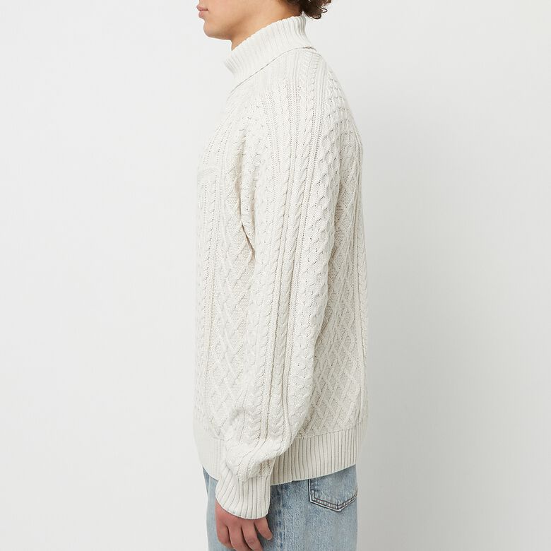 NIKE NL Cable Knit Turtleneck light bone