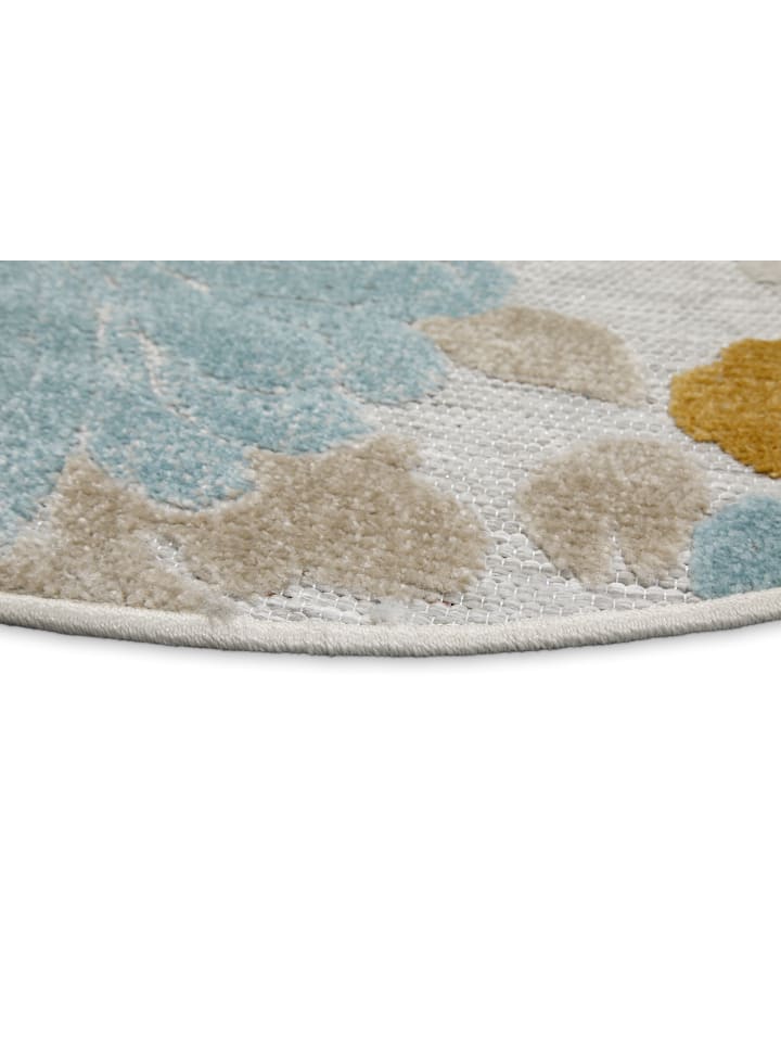 Wecon Home Outdoorteppich Beach Flower in beige, hellblau, gelb günstig kaufen