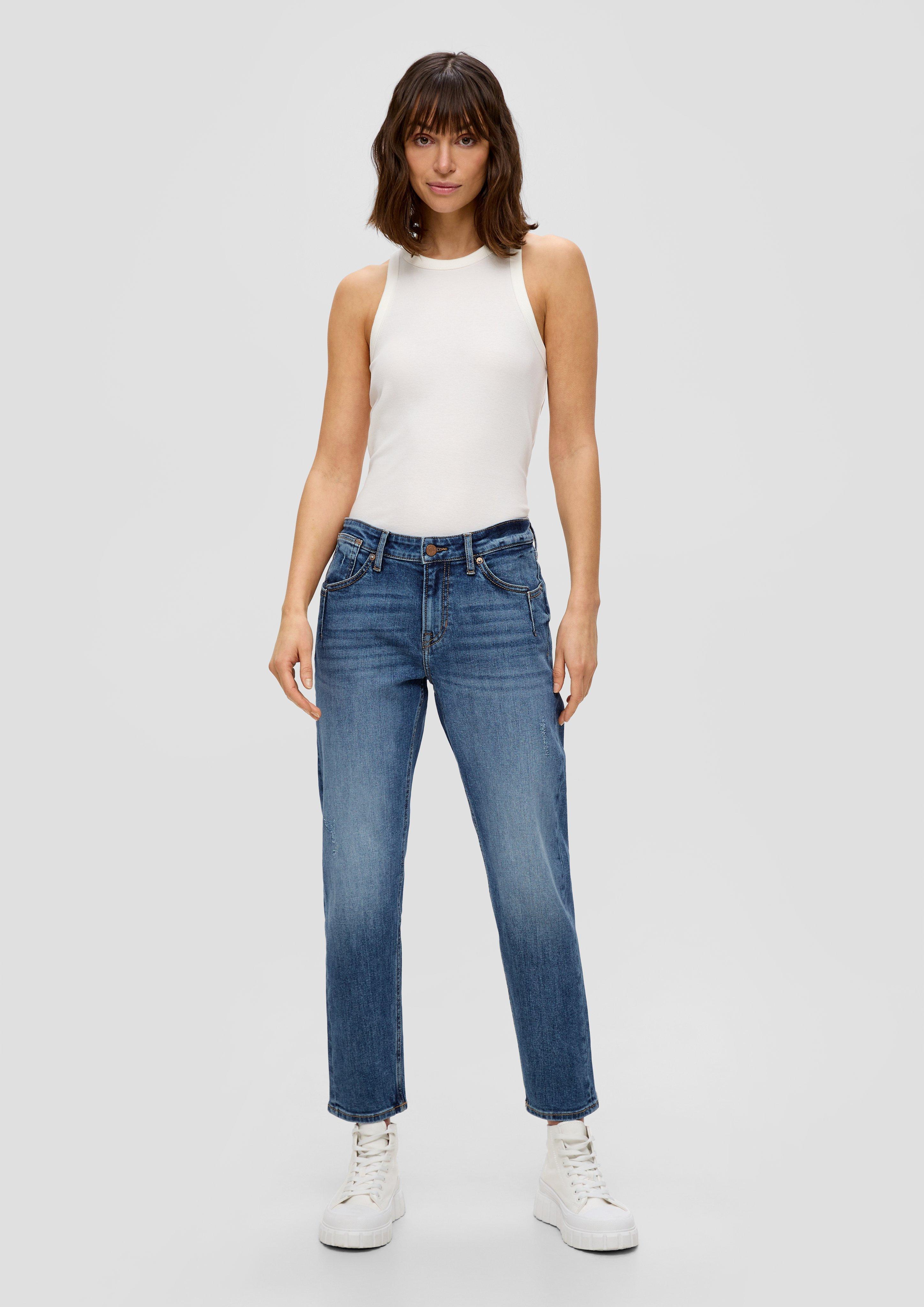 Ankle-Jeans Franciz / Relaxed Fit / Low Rise / Tapered Leg  2144213-55Z4