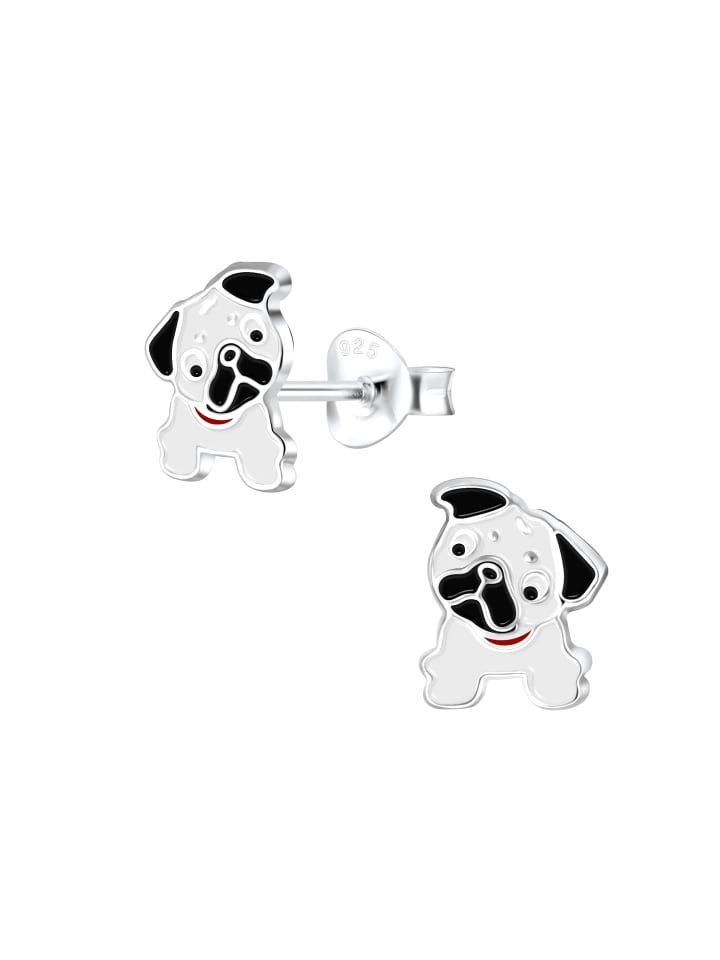 Alexander York Ohrringe, Ohrstecker MOPS in 925 Sterling Silber, 2-tlg. günstig kaufen onesize