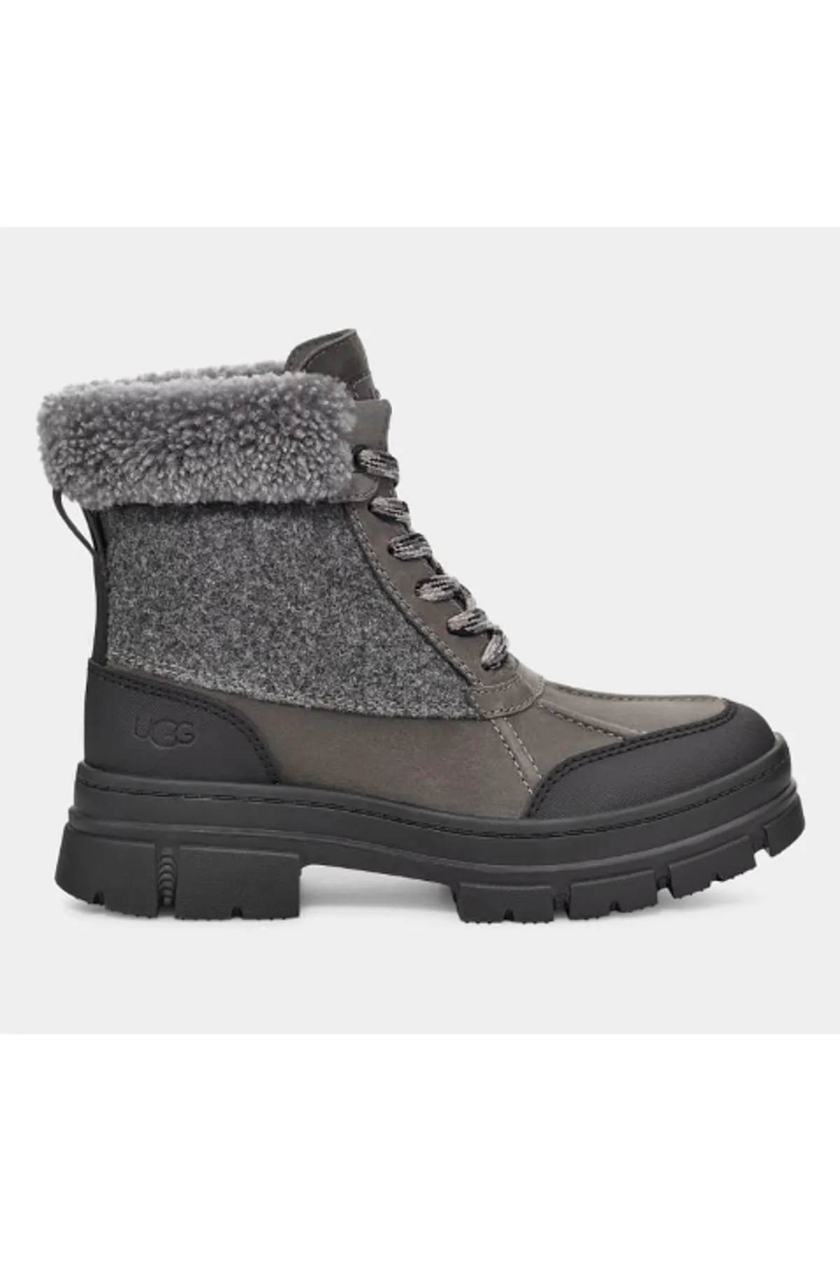 UGG  Stiefelette - Grau - Blockabsatz