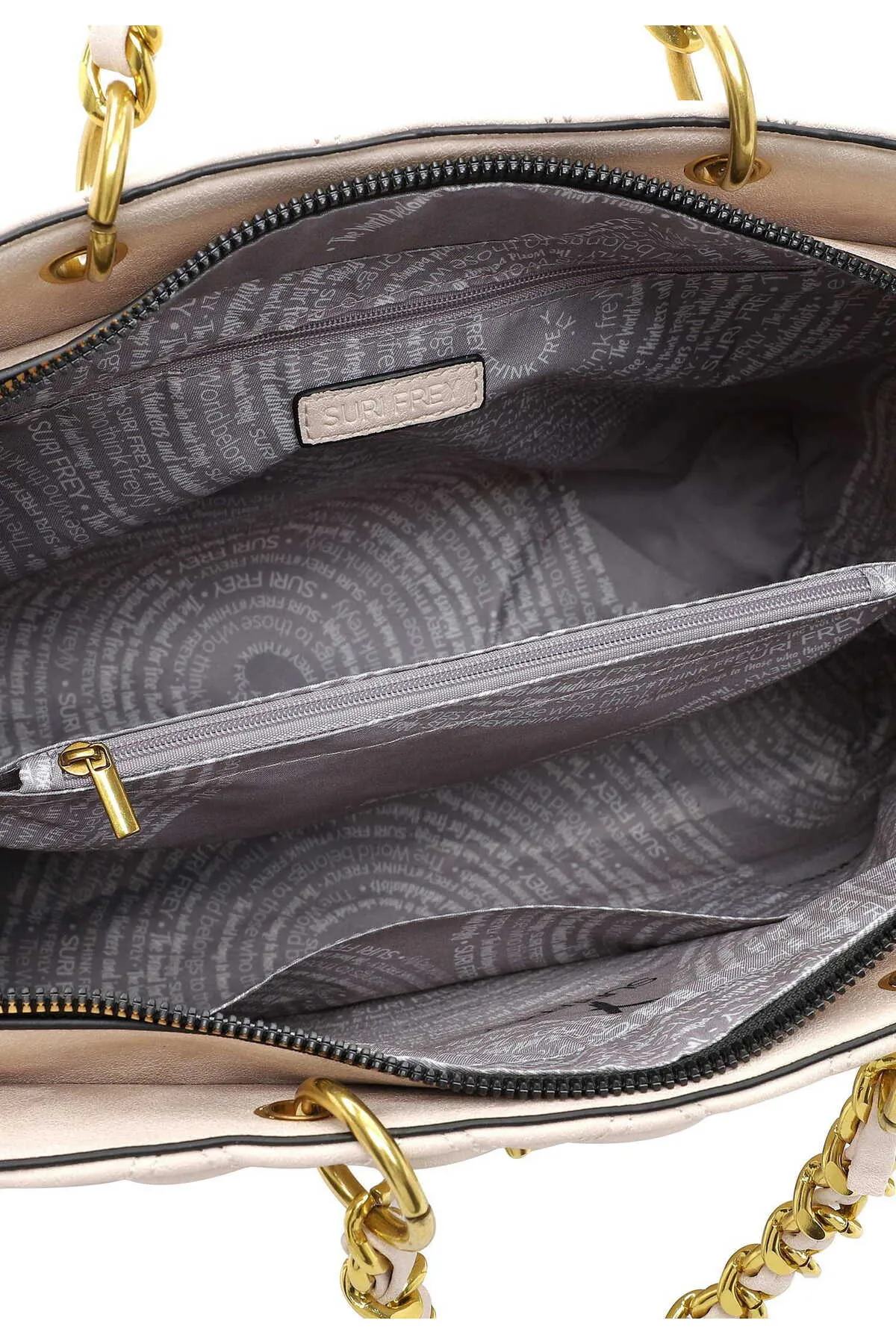 SURI FREY  Handtasche - Beige - Unifarben