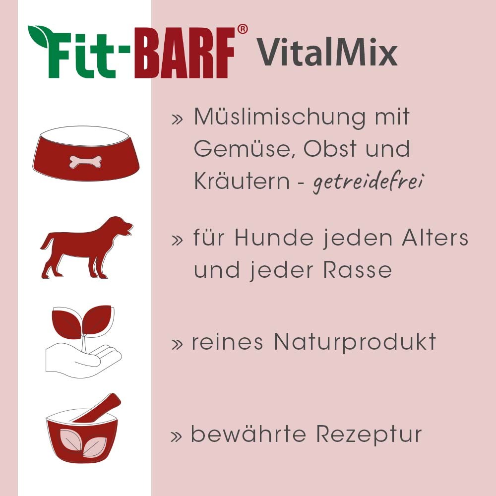 Fit-BARF Ergänzungsfutter & Aufzucht Fit-BARF VitalMix