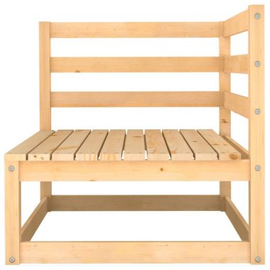 vidaXL Loungesofa 2-tlg. Garten-Lounge-Set mit Kissen Kiefer Massivholz, 1 Teile