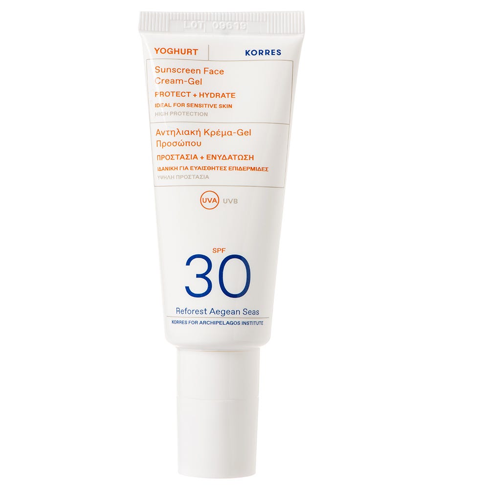 Korres Yoghurt Sonnencreme-Gel für das Gesicht SPF30 40 ml