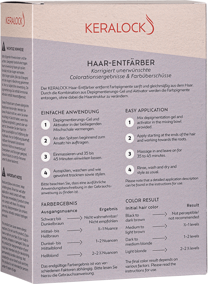 Haar-Entfärber, 160 ml