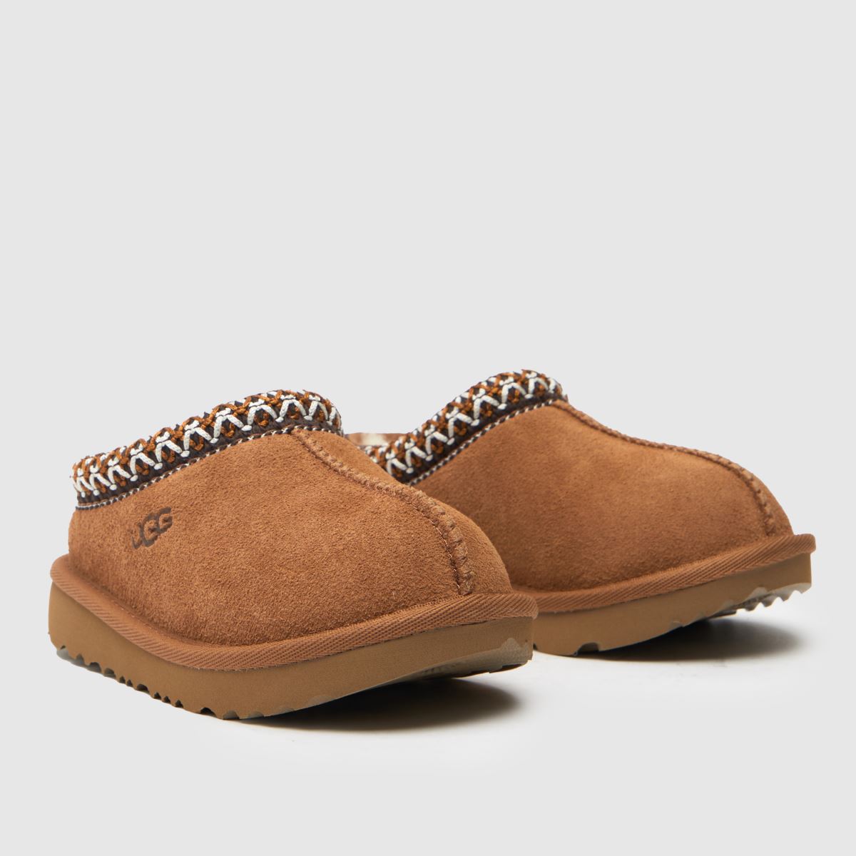 Dětské pantofle UGG kaštanové barvy Tasman II