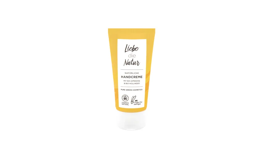 LIEBE DIE NATUR - natürliche Handcreme Aprikose 50 ml