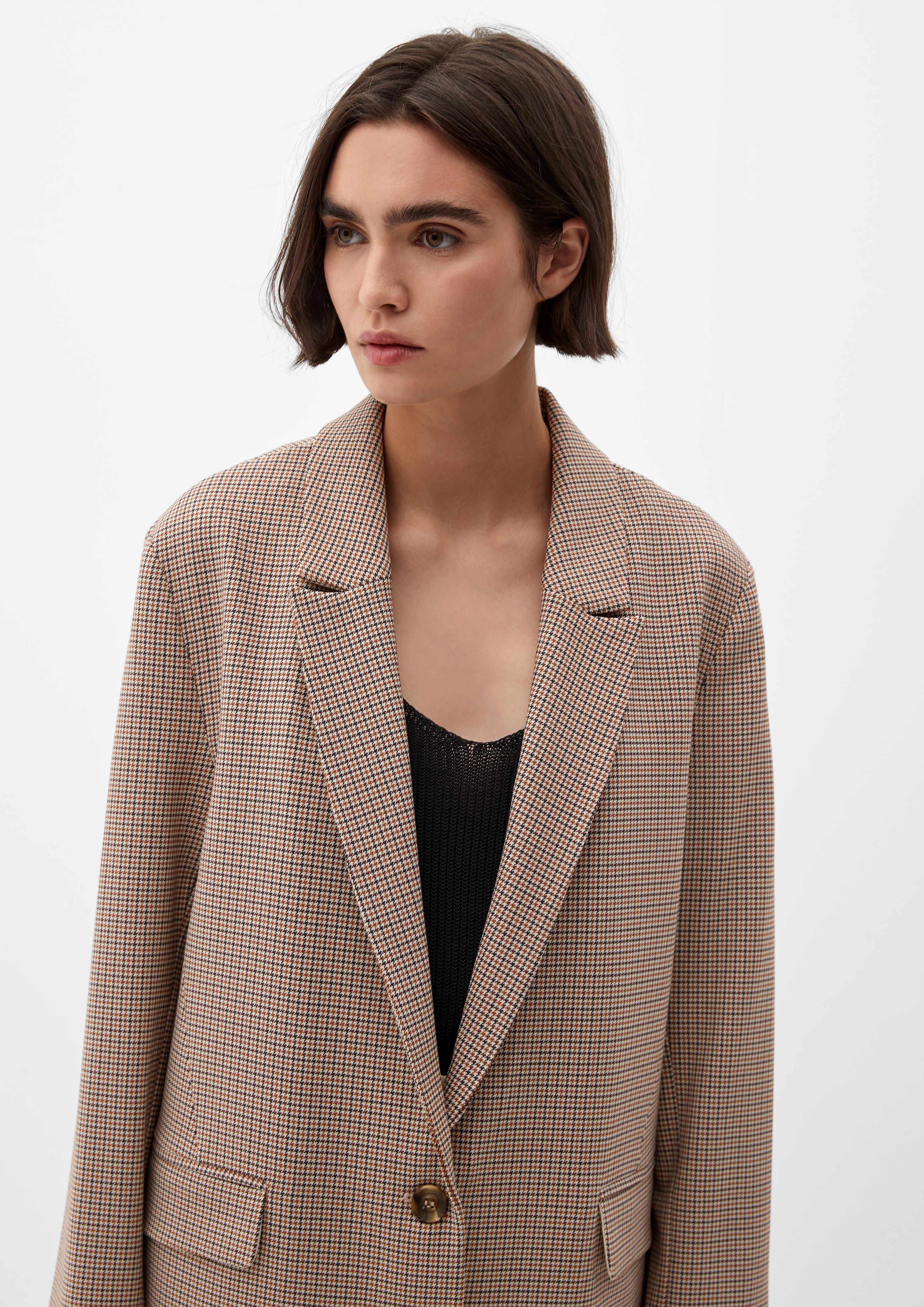 Karierter Boyfriend-Blazer  2123578-81N4