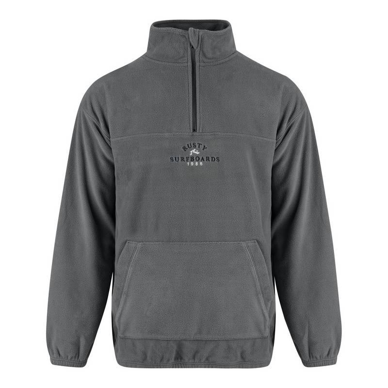 RUSTY MIDDLE SECTION CREW POLAR FLEECE Fleecepullover Herren