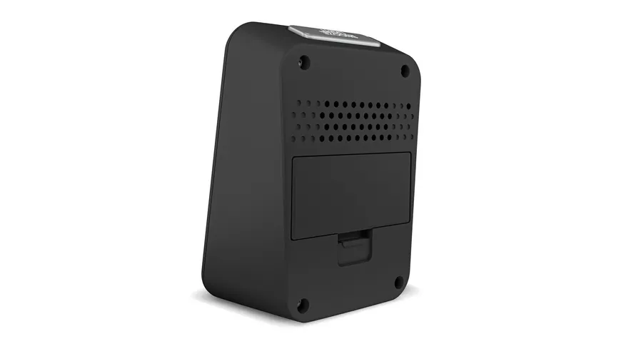 Mebus Funkwecker digital Schwarz