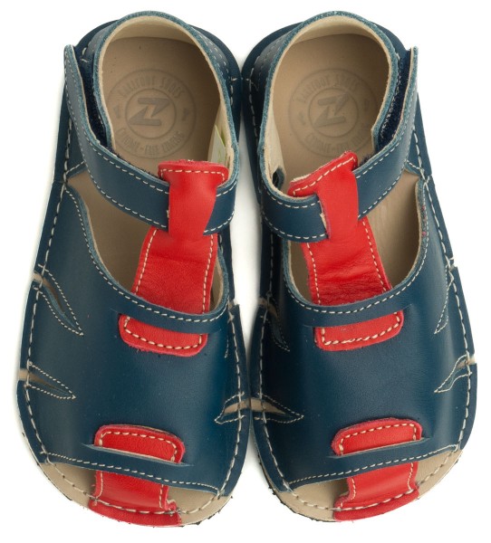 ZeaZoo ~ (W) Sandale Shell ~ Rot/Blau