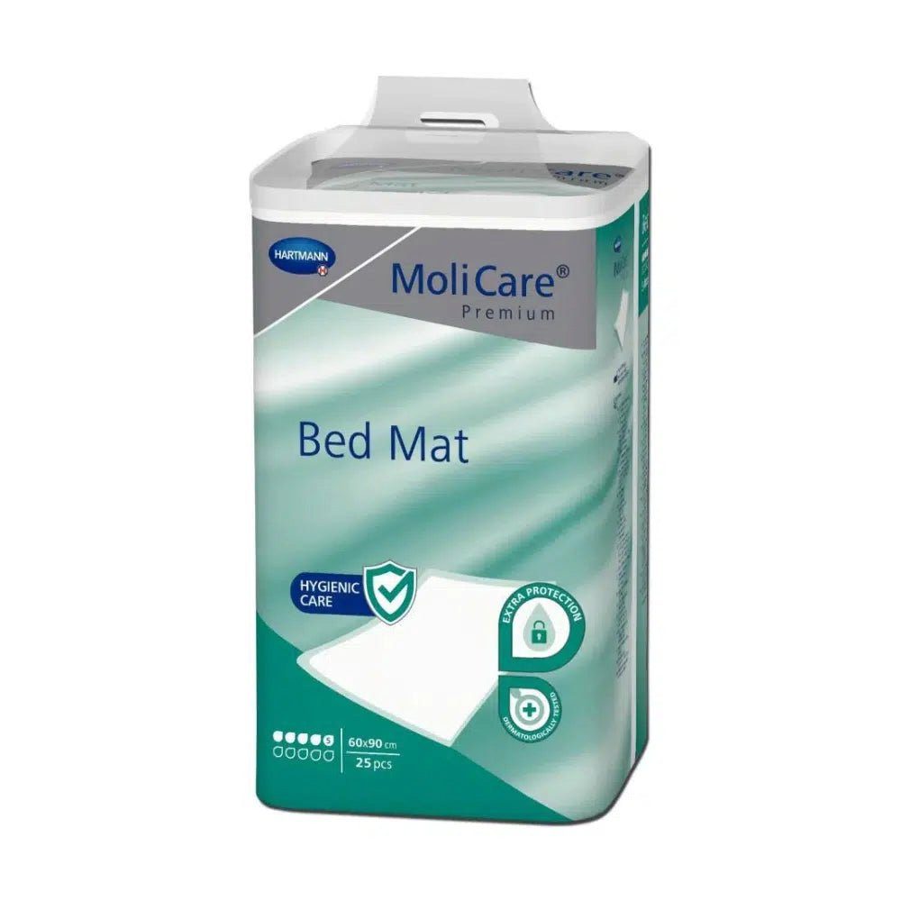 Inkontinenzauflage 4x MoliCare® Premium Bed Mat Bettschutzunterlage 5 Tropfen - 25 Stk. - PAUL HARTMANN AG
