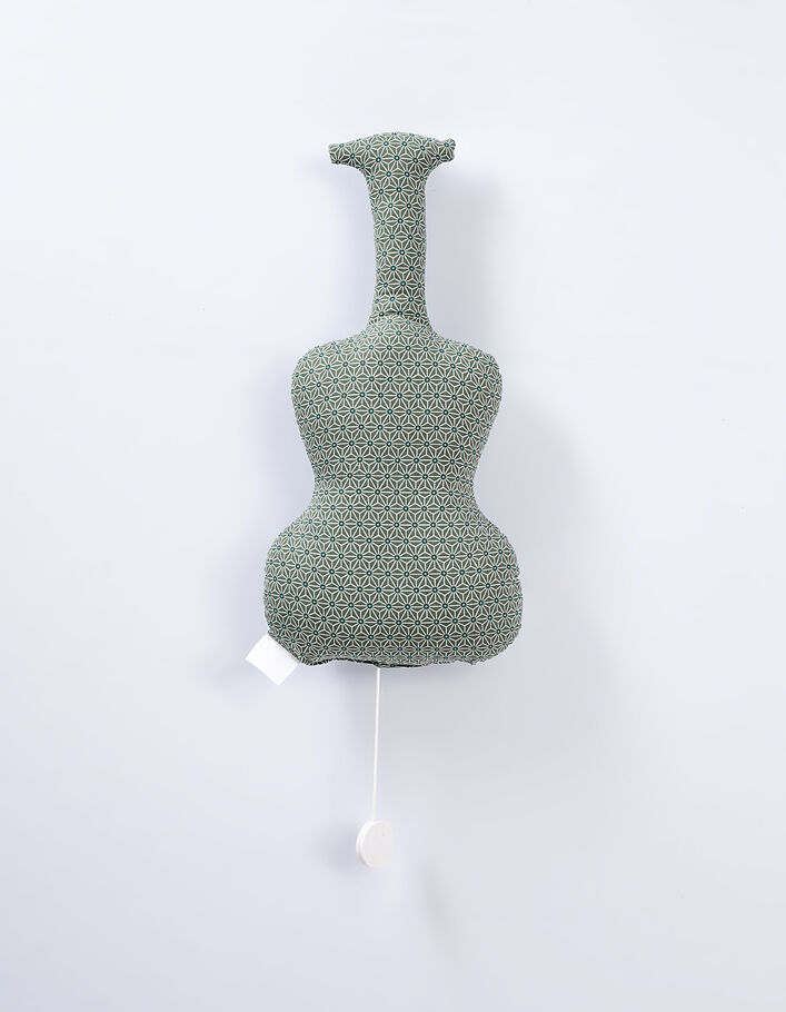 Guitare musicale en tissu Liberty BARNABE AIME LE CAFE
