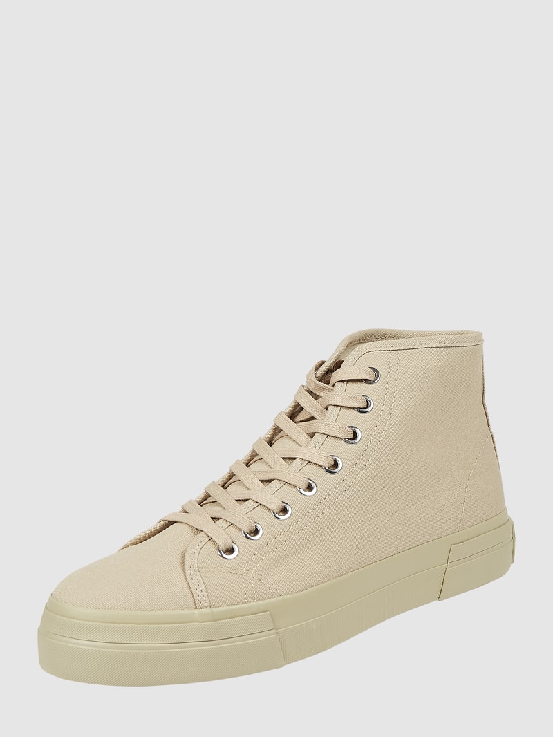 High Top Sneaker aus Textil Modell 'Teddie' in khaki