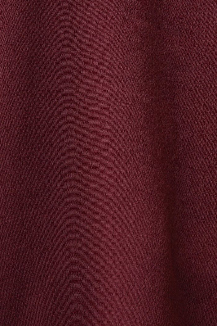 Chiffonbluse mit V-Ausschnitt