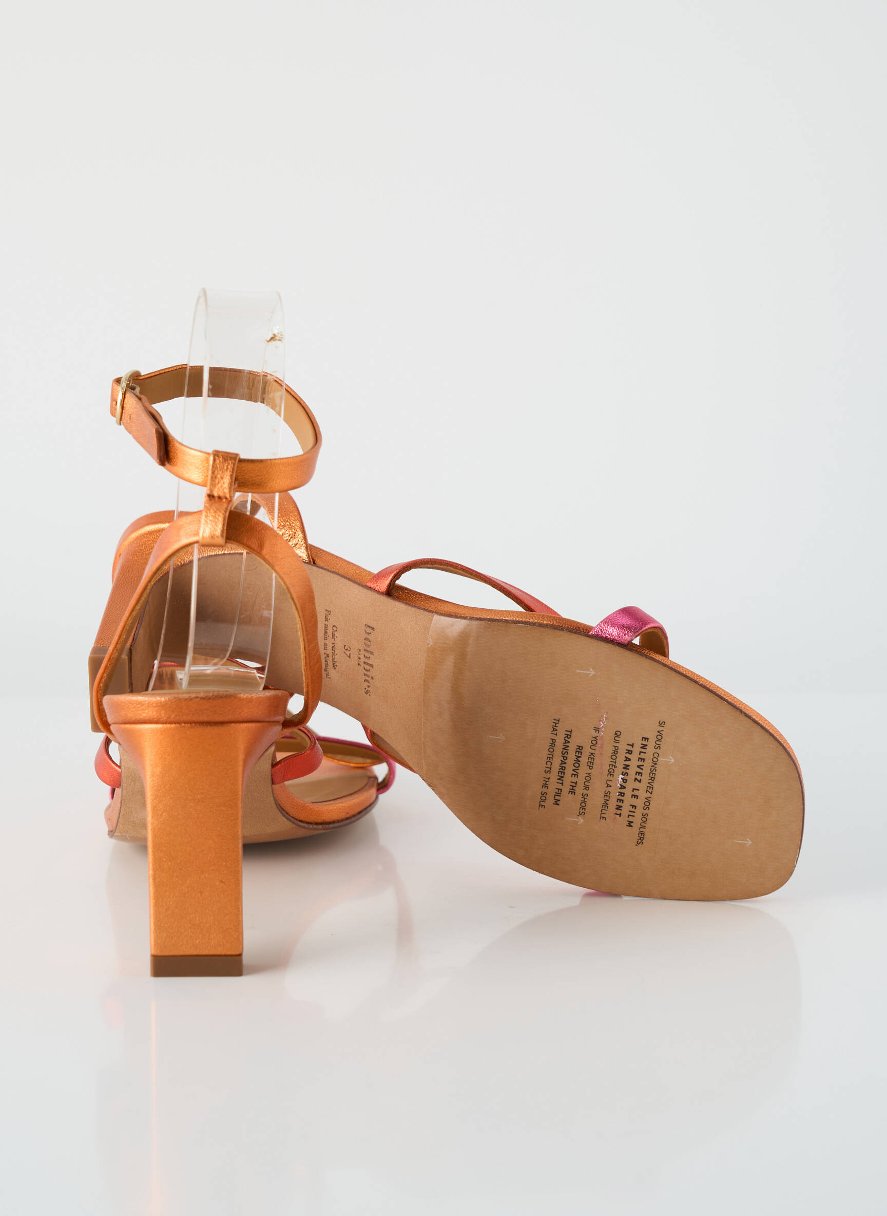 Bobbies Sandales Nu Pieds Femme couleur orange