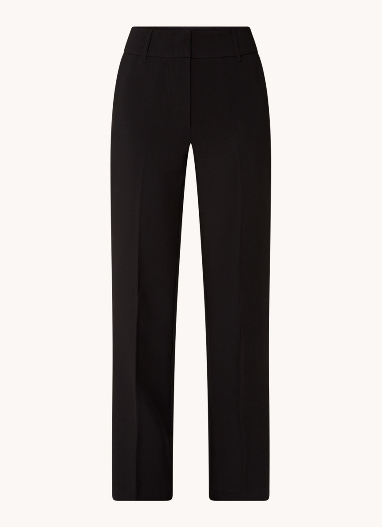 Expresso  Mid waist straight fit pantalon met stretch