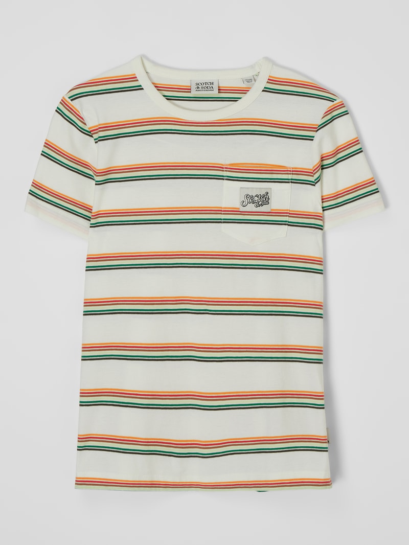 T-Shirt aus Bio-Baumwolle in offwhite