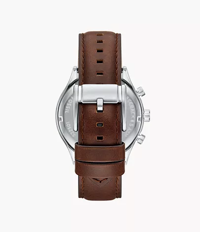Fossil Outlet Uhr Fenmore Multifunktionswerk Leder braun