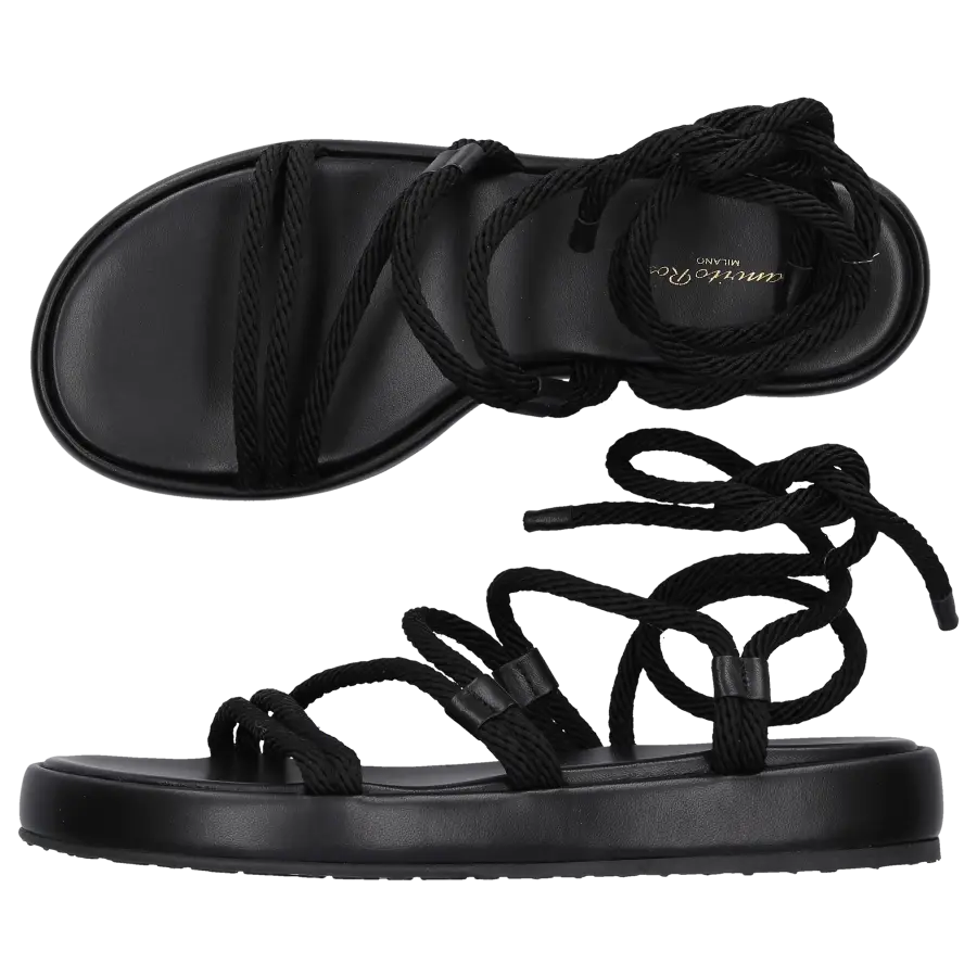 Gianvito Rossi - Sandalen G32168 Textil - schwarz