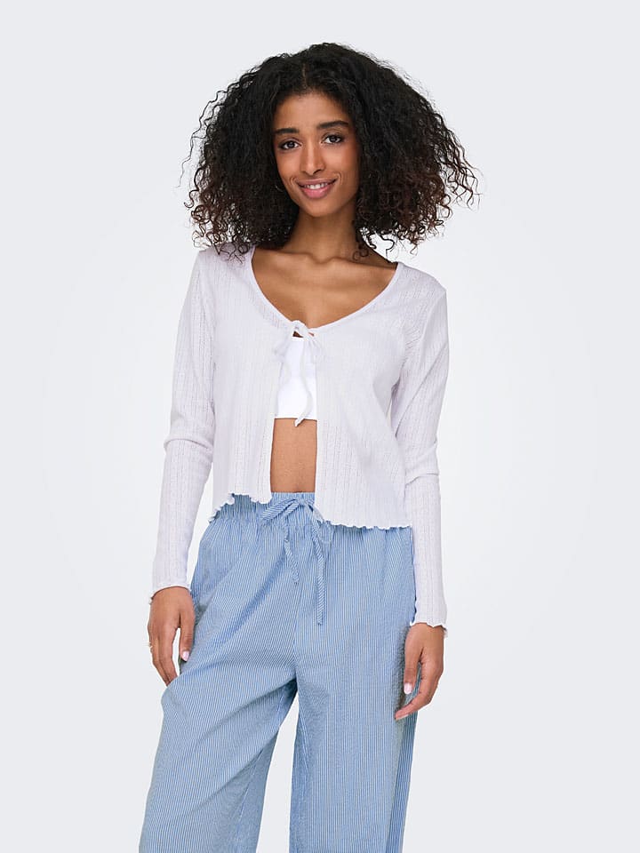 ONLY Cardigan in Weiß günstig kaufen