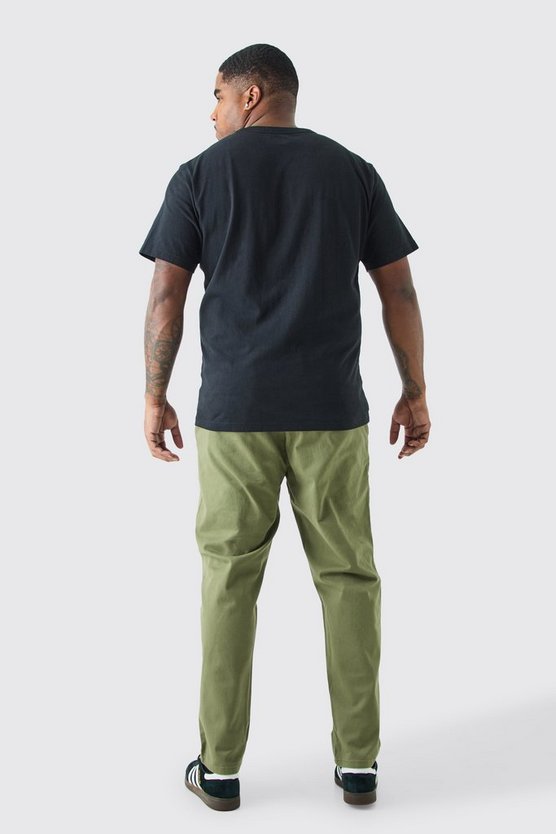 Plus Slim-Fit Chino-Hose