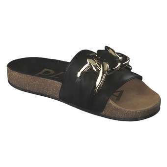 Verbenas Bali Azores Pantolette in schwarz
