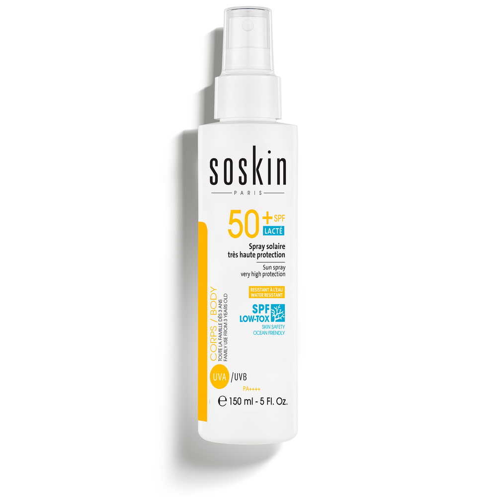 soskin Low-Tox® Spray Solaire Très Haute Protection Spf50+ Crème