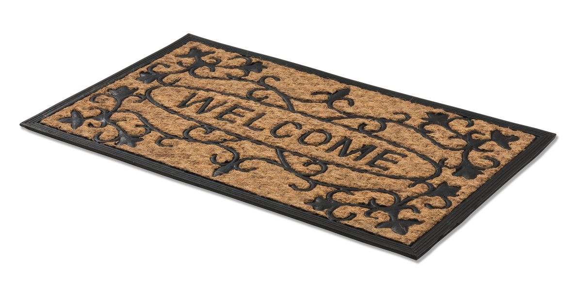 Kokosmatte Coco Deluxe Relief Welcome 45 x 75 cm