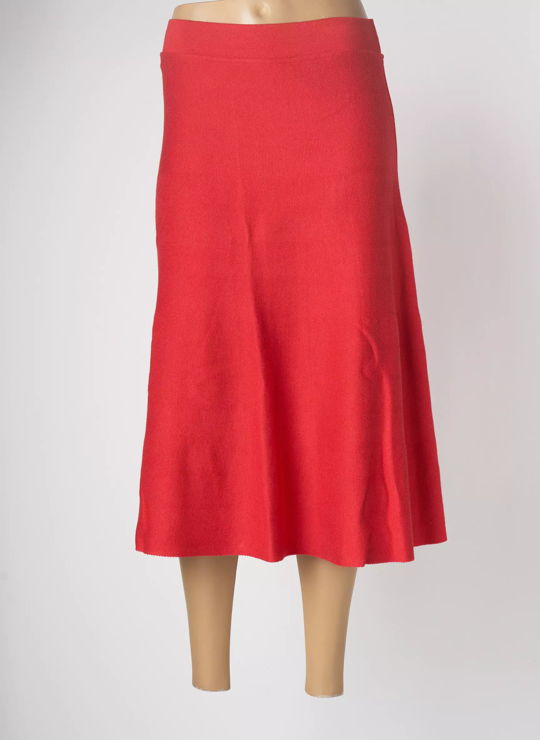 Devernois Jupes Mi Longues Femme couleur rouge