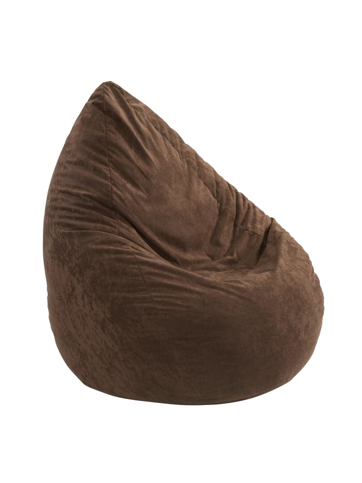 Linke Licardo Gemütliches großes Sitzkissen Chillkissen Sitzsack in dunkelbraun günstig kaufen onesize