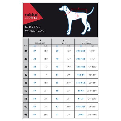 Rukka® Warmup Hundemantel, schwarz