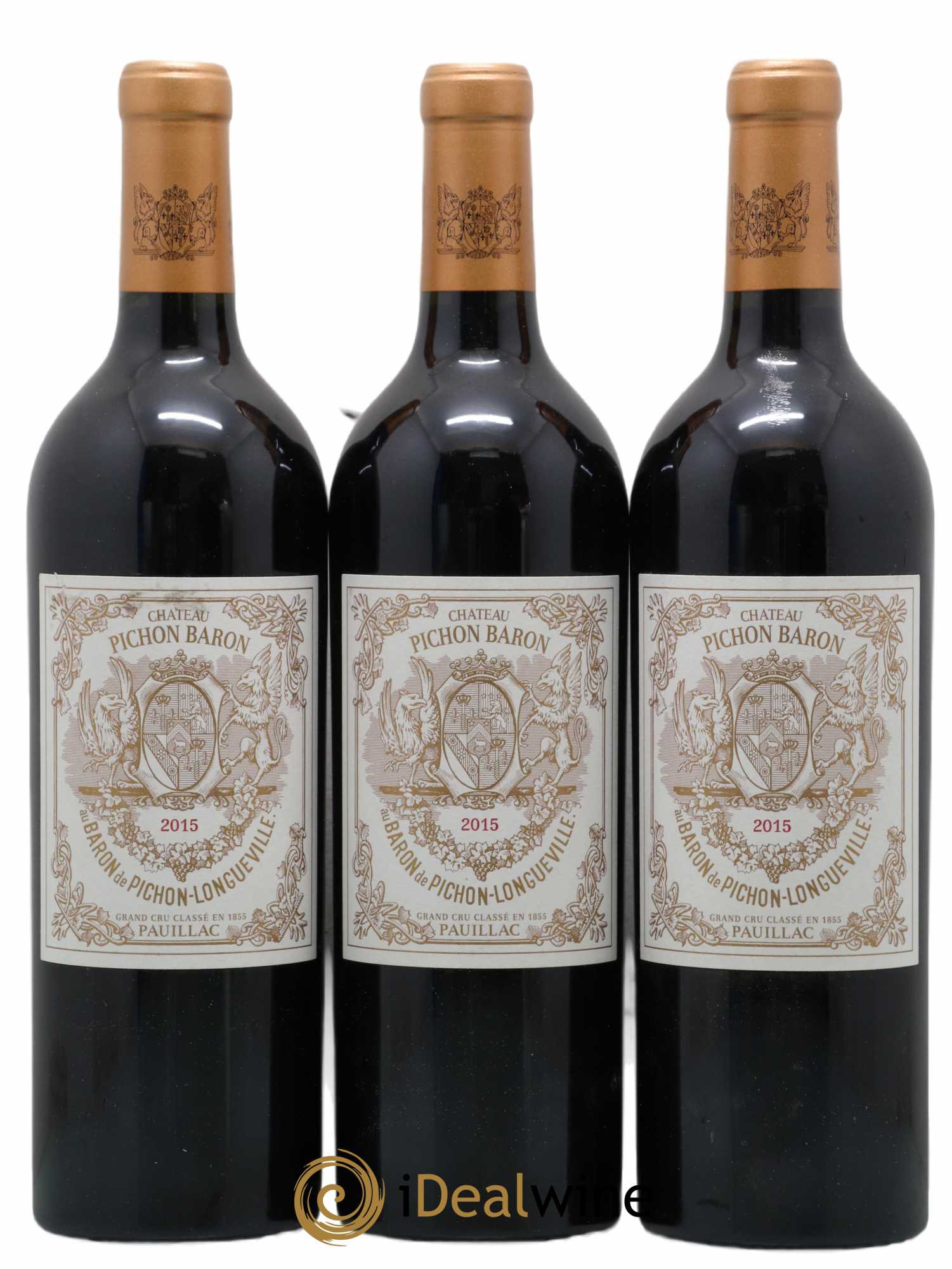 Pichon Longueville Baron 2ème Grand Cru Classé  2015 - Lot de 12 Bouteilles