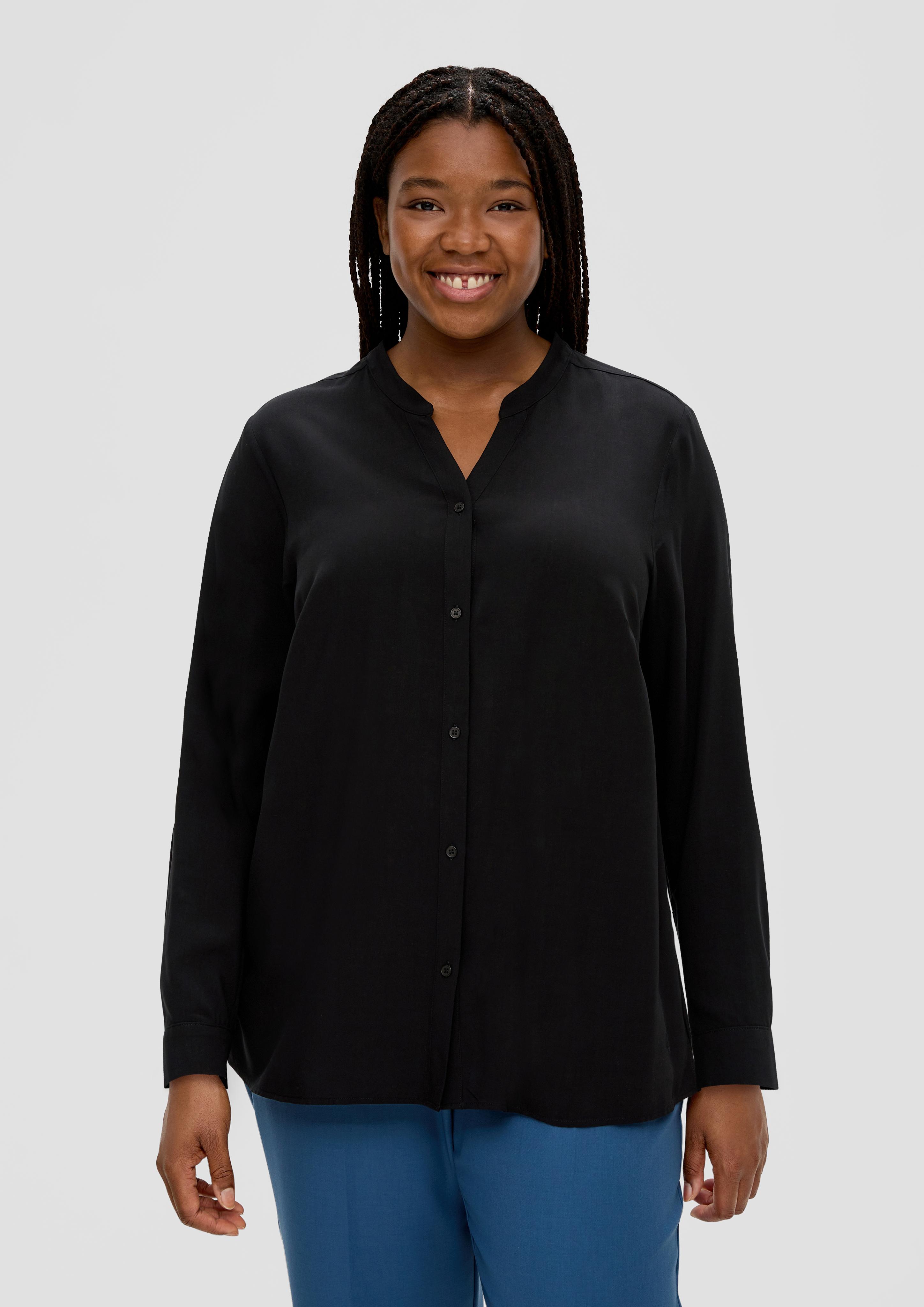 Viskosebluse mit Tunika-Ausschnitt  2136039-9999