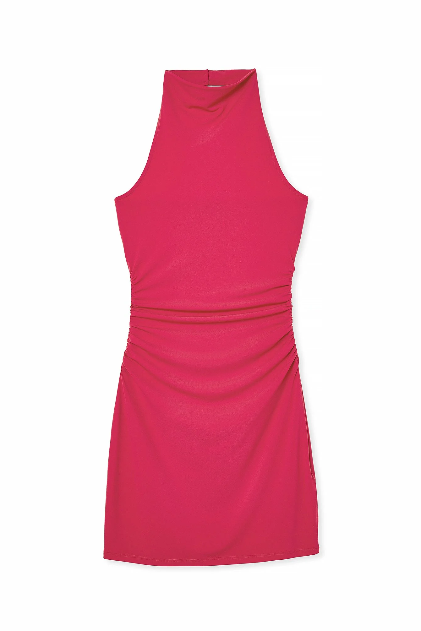 Minikleid mit Trichterausschnitt