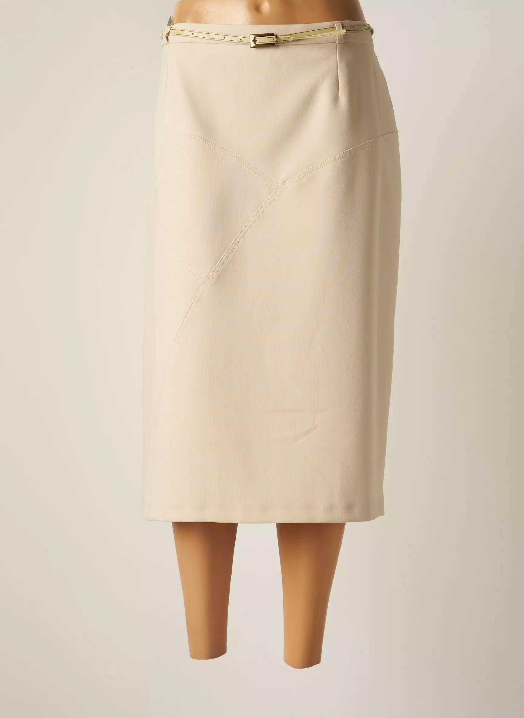 Atlanta Jupes Mi Longues Femme couleur beige