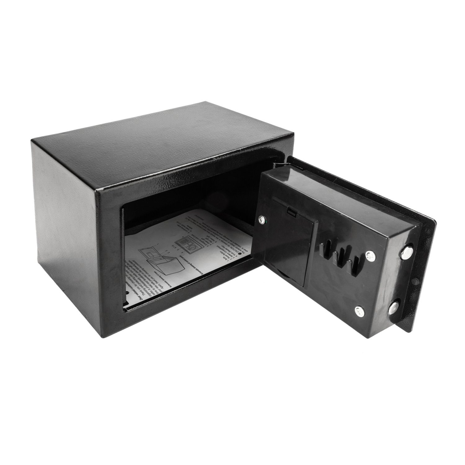 FCH Tresor Elektronischer Safe Tresor, mit Schlüssel Inkl. Batteriebox