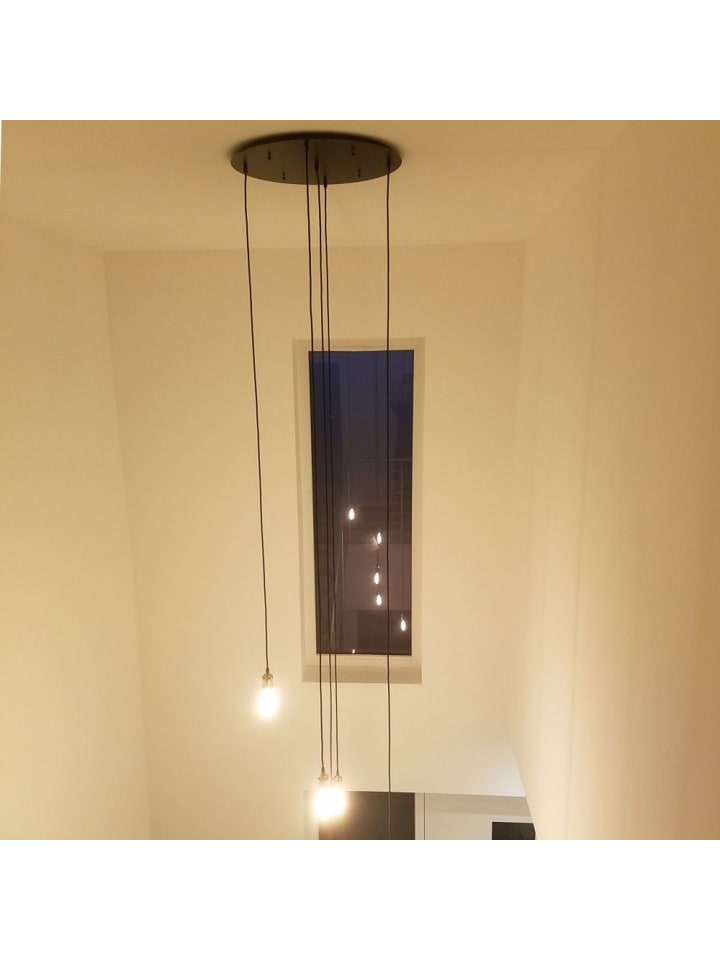 s.LUCE Modular Hängeleuchten-Baldachin 3-flammig oder 5-flammig in Chrom günstig kaufen