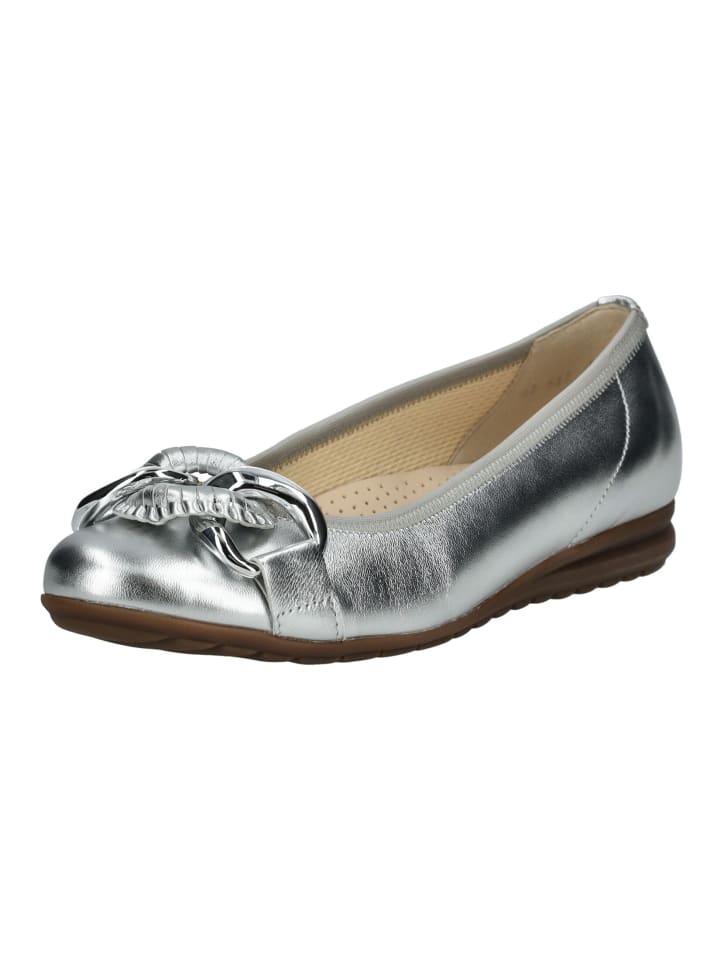 Gabor Ballerinas in Silber günstig kaufen