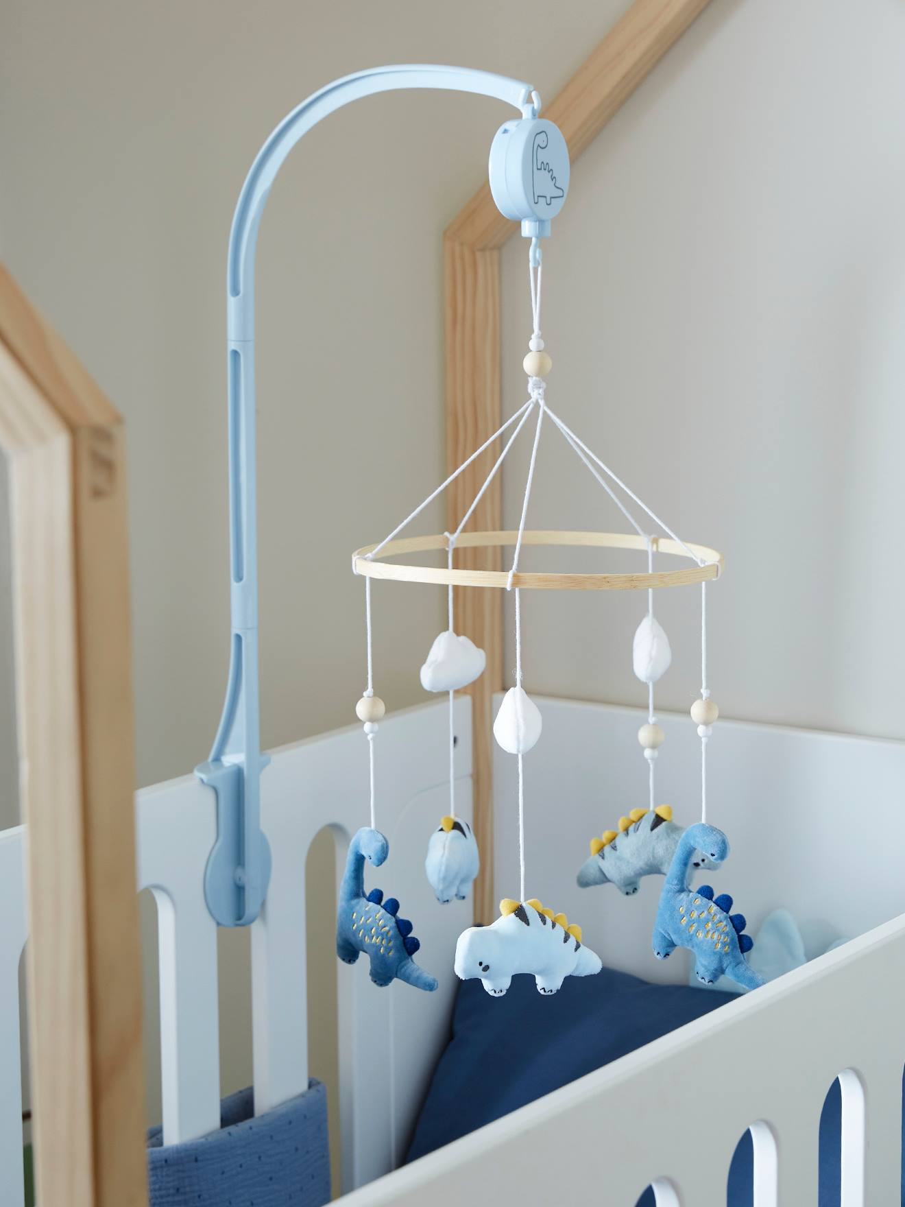 Mobile musical PETIT DINO bleu / kaki