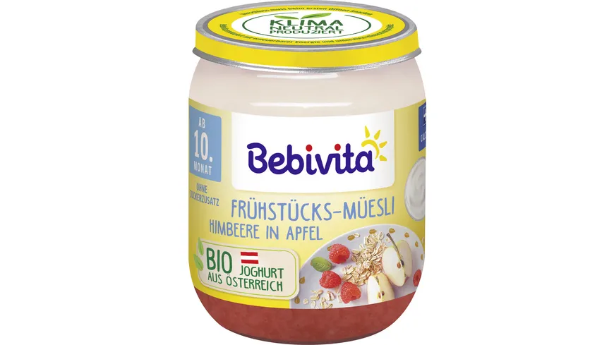 Bebivita Bio Frühstücks-Müesli 160g: Himbeere in Apfel 160 g