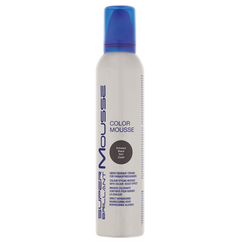 HAIR HAUS Super Brillant Color Mousse schwarz 250 ml