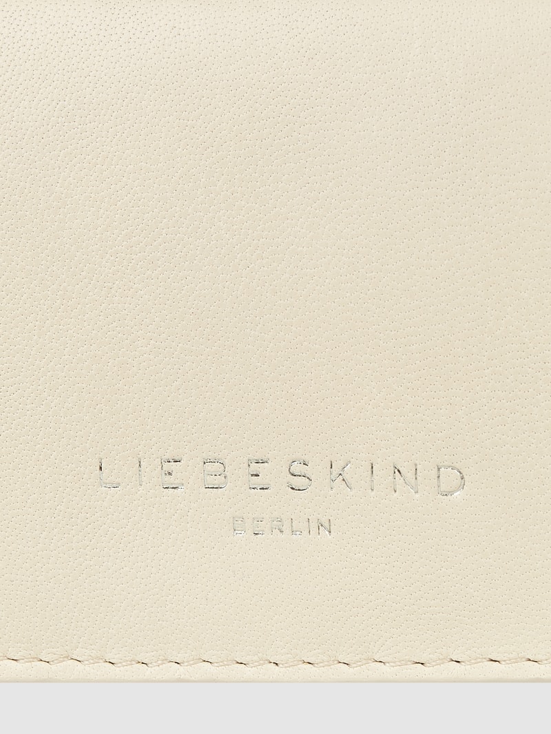 Portemonnaie aus Leder Modell 'Cardie' - RFID-blocking in offwhite