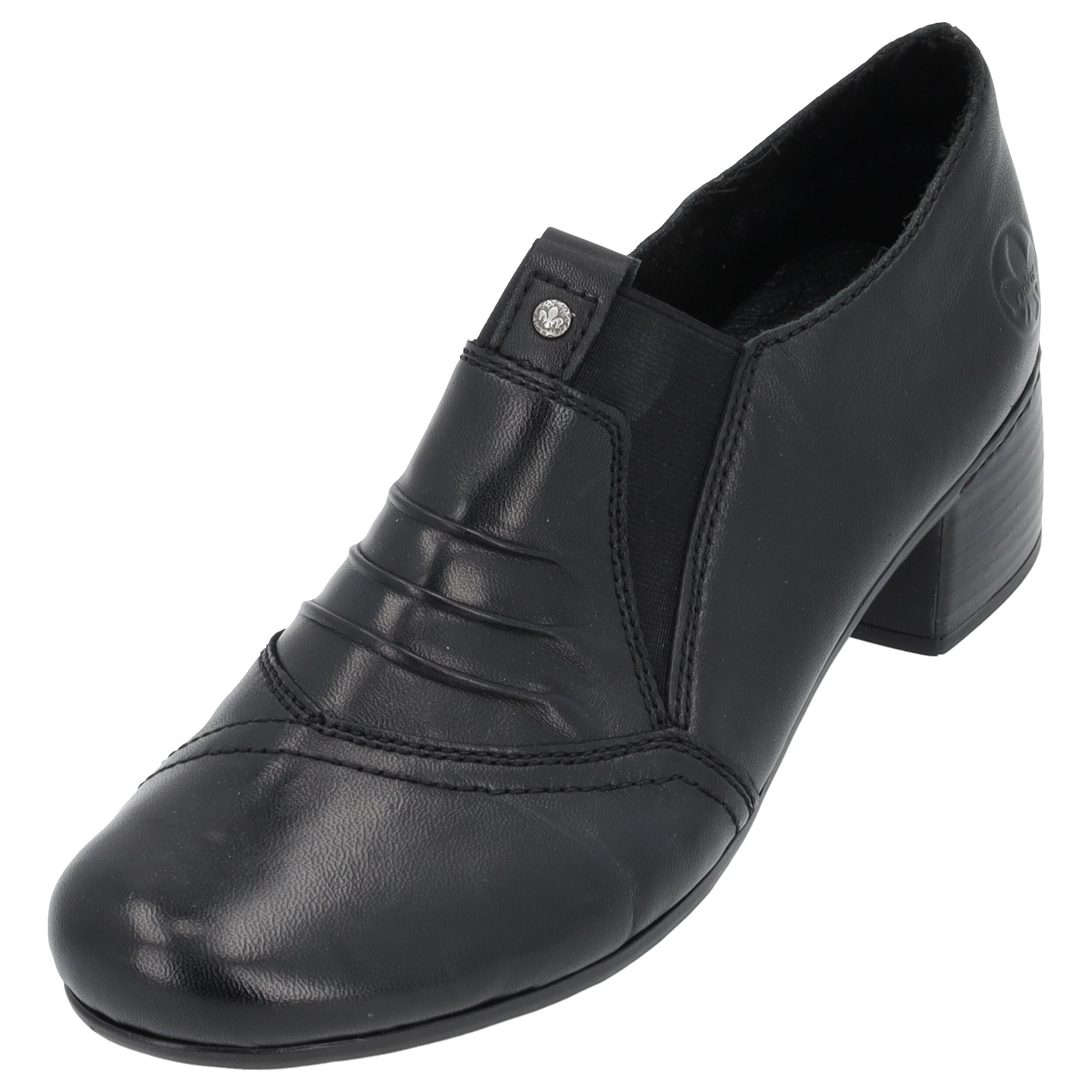 Rieker 41657, Pumps, Damen, schwarz/schwarz