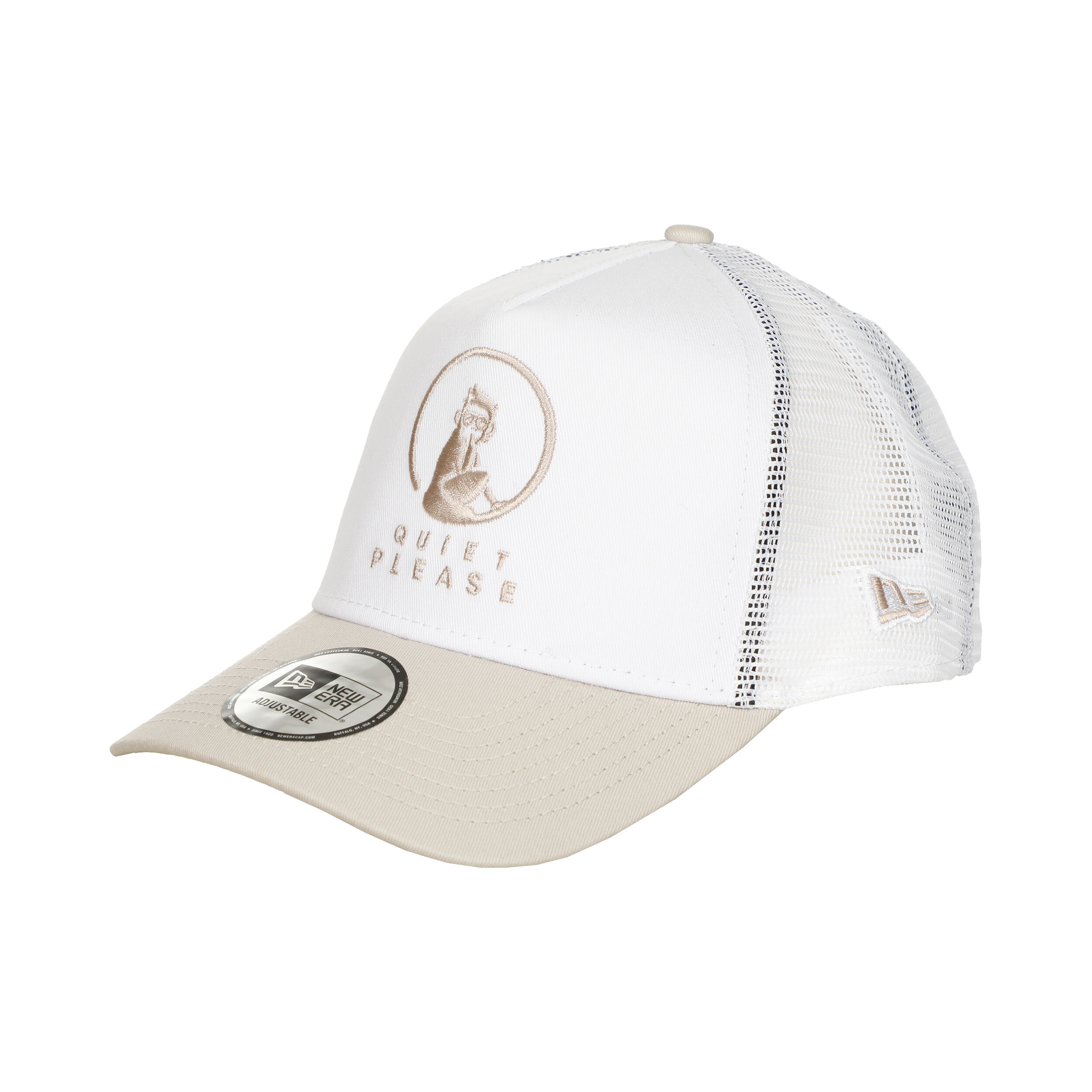New Era Trucker Cap - Weiß, Beige