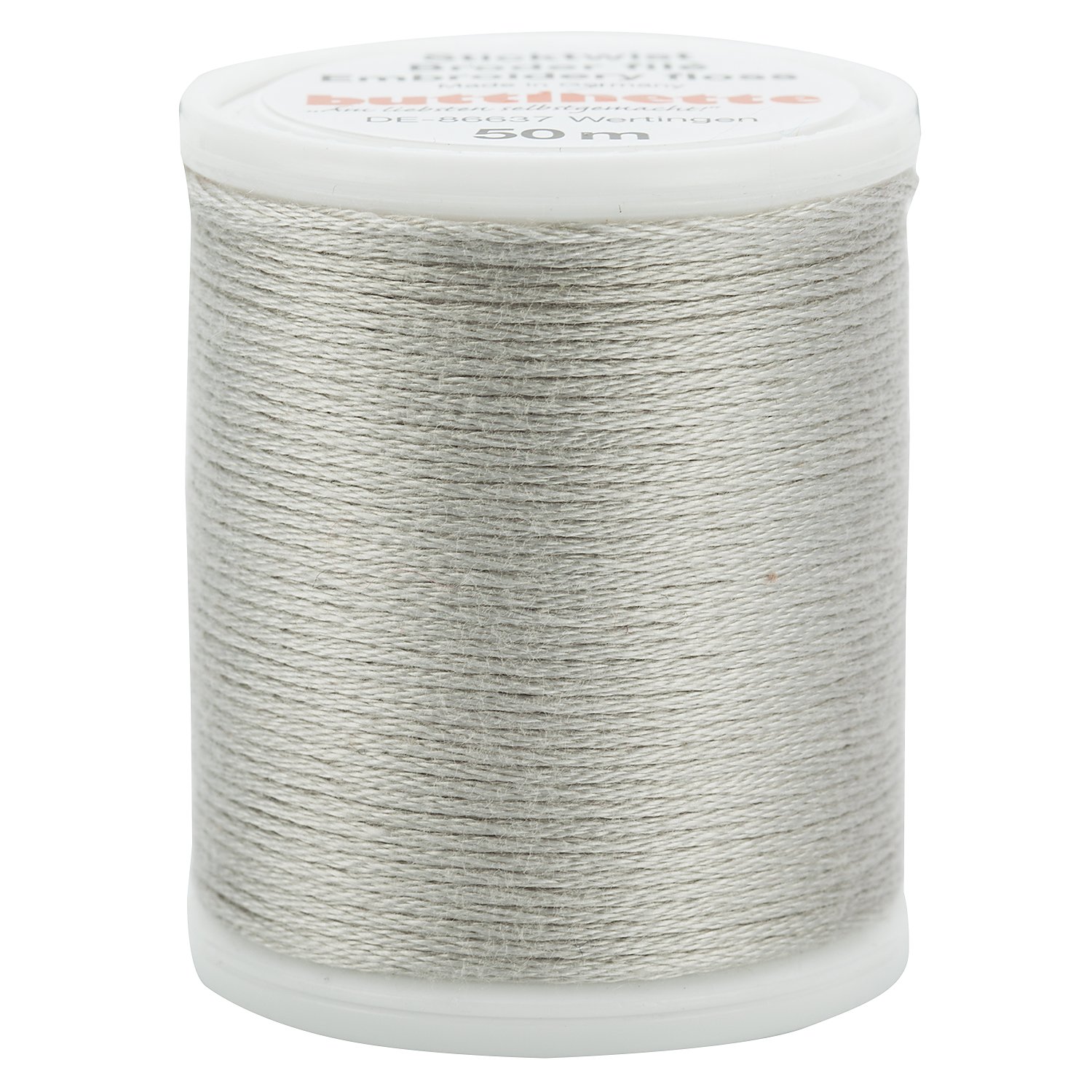 Original buttinette Sticktwist, lichtgrau