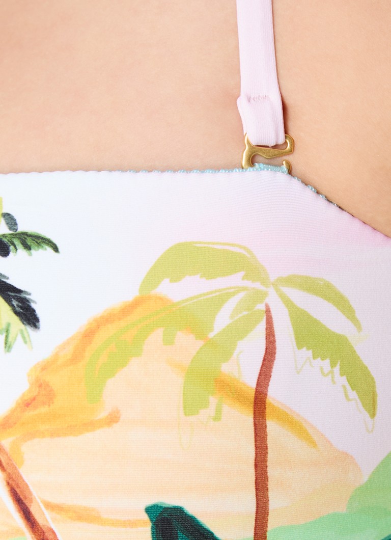 Seafolly South Pacific bikini gornji dio bandeau s odvojivim naramenicama
