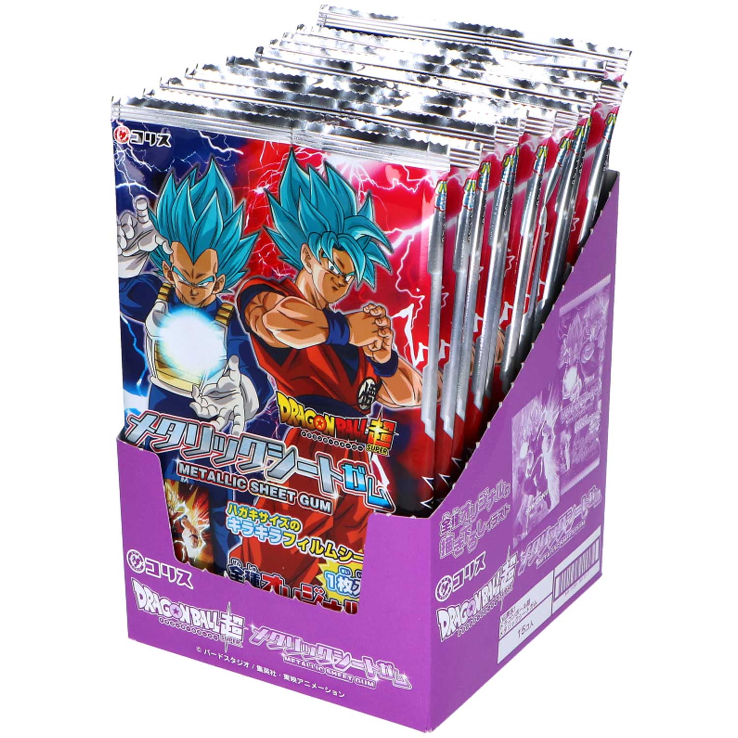 Dragon Ball Metallic Sheet with Gum